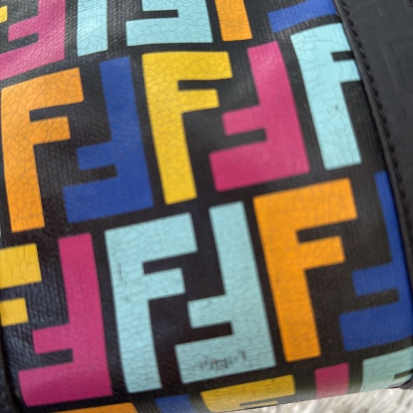 Fendi Multicolor Logo Duffel Bag - Picture 15 of 16